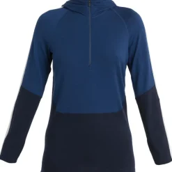 Damen 200 Sonebula Half Zip Hoodie Longsleeve