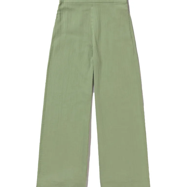 Damen Bubble Wide Leg Hose