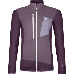 Damen Fleece Grid Jacke