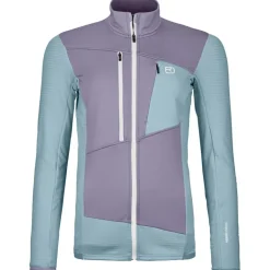 Damen Fleece Grid Jacke