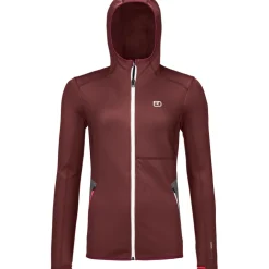 Damen Fleece Hoodie Jacke
