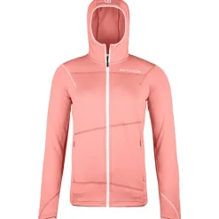 Damen Fleece Light Hoodie Jacke