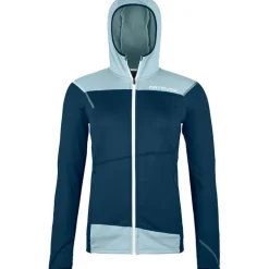 Damen Fleece Light Hoodie Jacke