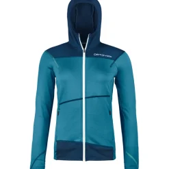 Damen Fleece Light Hoodie Jacke
