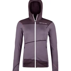Damen Fleece Light Hoodie Jacke