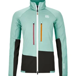 Damen Fleece Rib Jacke