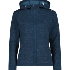 Damen Hoodie Fleece Jacke