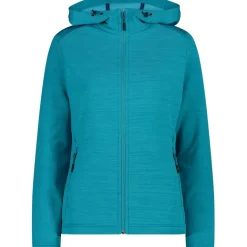 Damen Hoodie Fleece Jacke