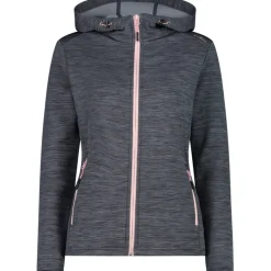 Damen Hoodie Fleece Jacke