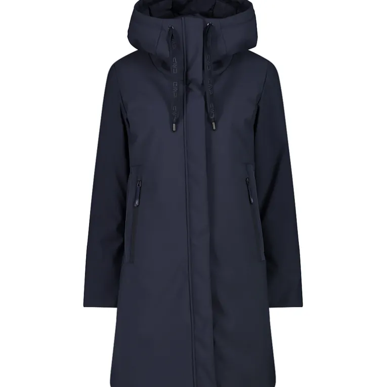 Damen Hoodie Mantel