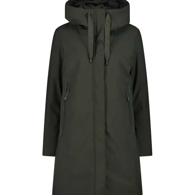 Damen Hoodie Mantel