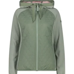 Damen Hybrid Fix Hoodie Jacke
