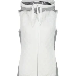 Damen Hybrid Fix Hoodie Weste