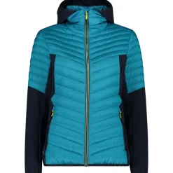 Damen Hybrid Hoodie Jacke