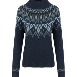 Damen Indu Eco Mock Neck Pullover