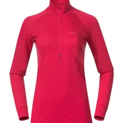 Damen Inner:Pure Merino Half Zip Longsleeve