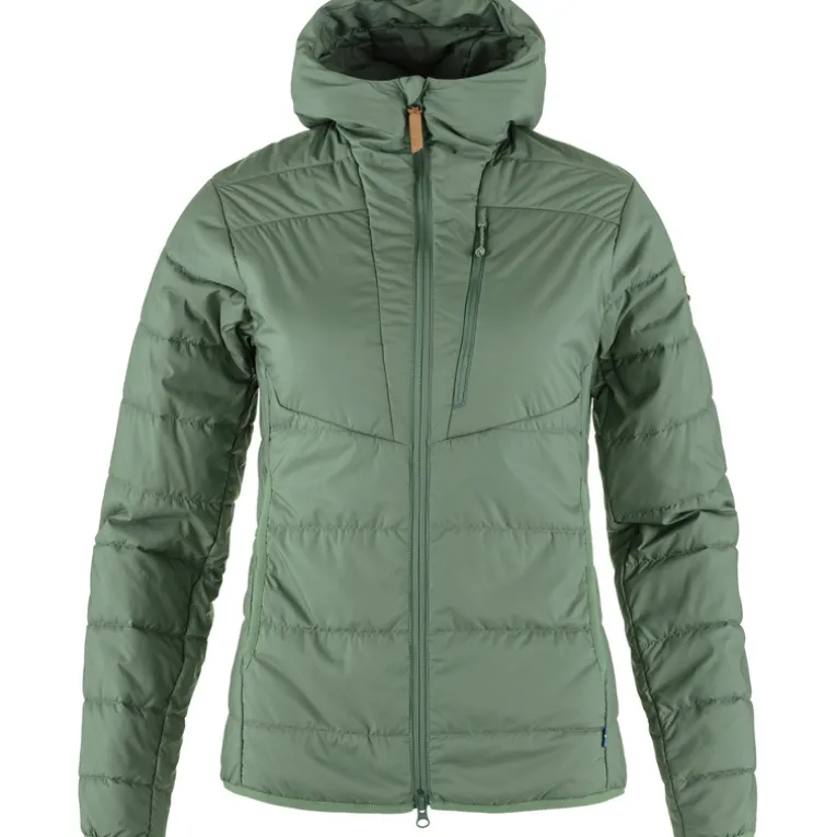 Damen Keb Padded Hoodie Jacke