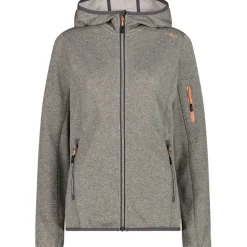 Damen Knitted Hoodie Jacke