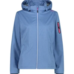 Damen Light Melange Softshell Jacke