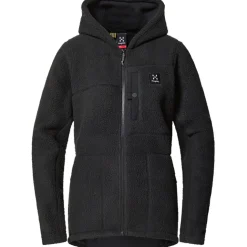 Damen Malung Pile Hoodie Jacke