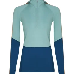 Damen Merino 200 Oasis+ Half Zip Hoodie Longsleeve
