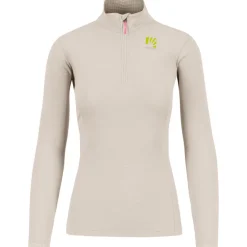 Damen Pizzocco Half Zip Longsleeve