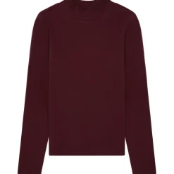 Damen Rib High Neck Longsleeve