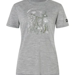 Damen Rock Flowers T-Shirt