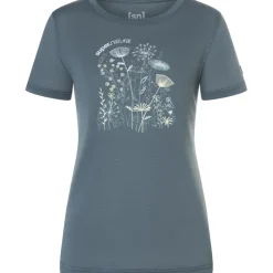 Damen Rock Flowers T-Shirt