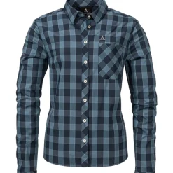 Damen Silba Bluse