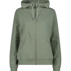 Damen Stretch Fleece Hoodie Jacke