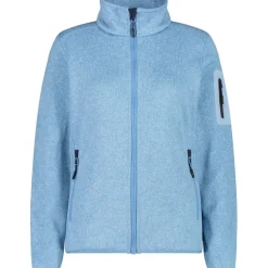 Damen Strick Fleece Jacke