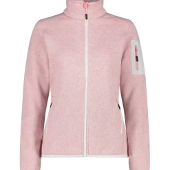 Damen Strick Fleece Jacke