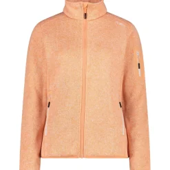 Damen Strick Fleece Jacke
