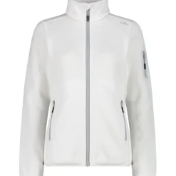 Damen Strick Fleece Jacke
