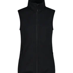 Damen Strick Fleece Weste