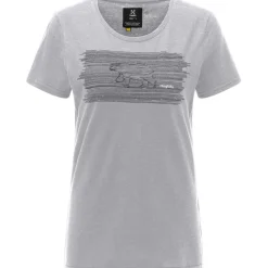 Damen Träd Print T-Shirt