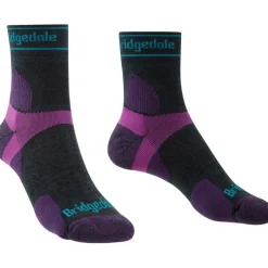 Damen Ultralight T2 Merino Sport 3/4 Crew Socken