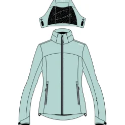 Damen Zip Hoodie Jacke