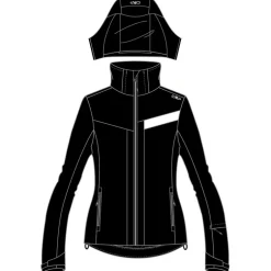 Damen Zip Hoodie Jacke