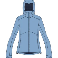 Damen Zip Hoodie Jacke