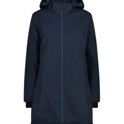 Damen Zip Hoodie Mantel
