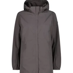 Damen Zip Hoodie Parka