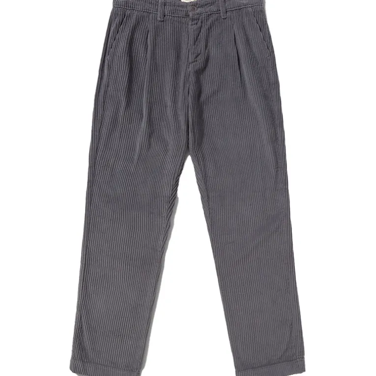 Herren Corduroy Pleated Chino Hose