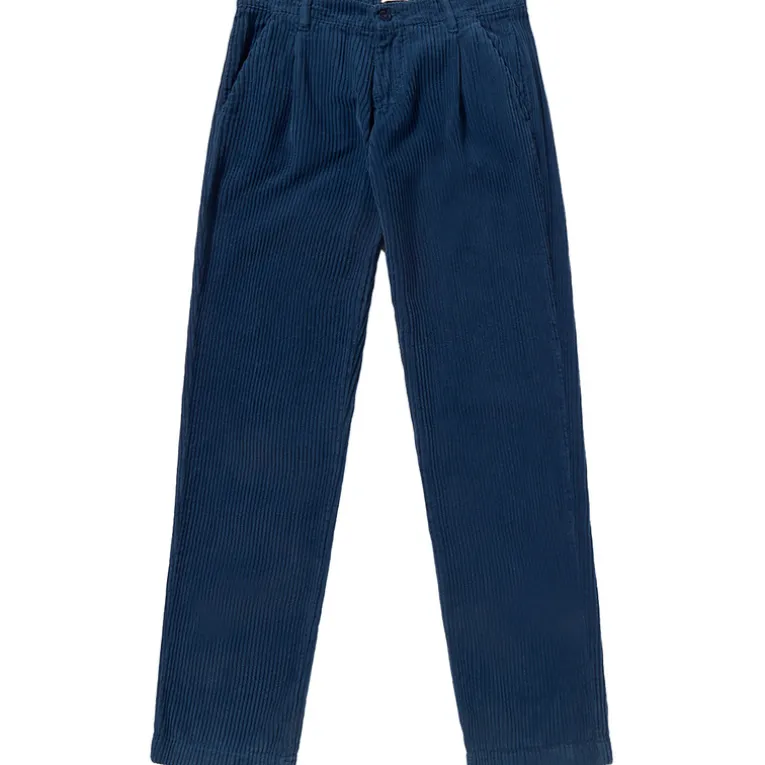 Herren Corduroy Pleated Chino Hose