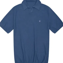 Herren Edelweiß Strick Polo T-Shirt
