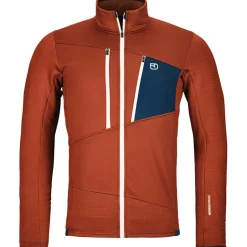 Herren Fleece Grid Jacke