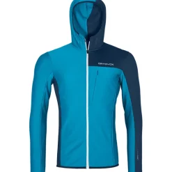 Herren Fleece Light Grid Hoodie Jacke