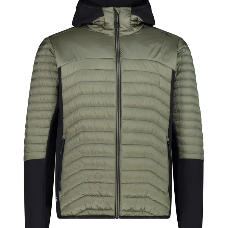 Herren Hybrid Hoodie Jacke