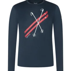 Herren Kryssede Ski Longsleeve